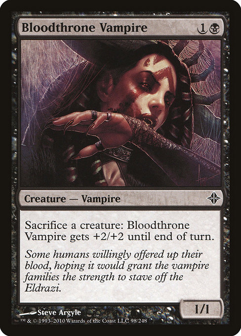 Bloodthrone Vampire - Rise of the Eldrazi Common Card