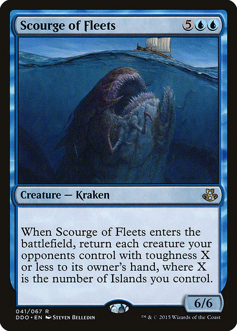 Scourge of Fleets - Duel Decks: Elspeth vs. Kiora Rare Card