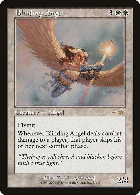 Blinding Angel - Nemesis Rare Card