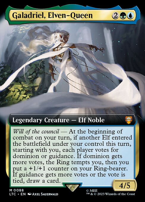 Galadriel, Elven-Queen - Tales of Middle-earth Commander Mythic Card