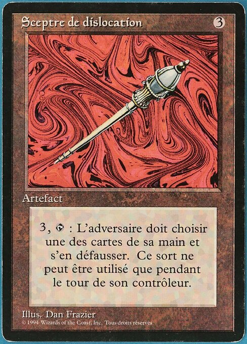 Disrupting Scepter - Foreign Black Border Rare Card