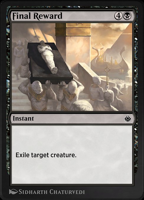 Final Reward - Amonkhet Remastered Common Card
