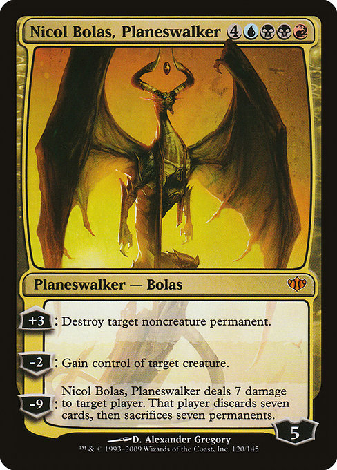 Nicol Bolas, Planeswalker - Conflux Mythic Card