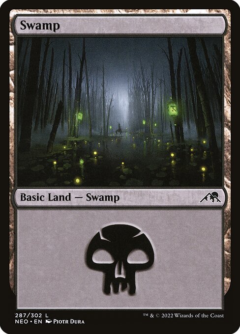 Swamp - Kamigawa: Neon Dynasty Common Card