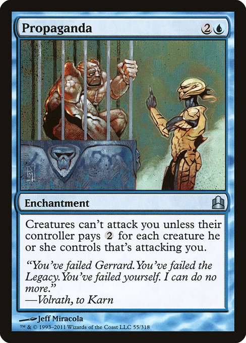 Propaganda - Commander 2011 Uncommon Card