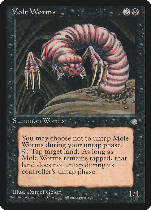 Mole Worms - Ice Age Uncommon Card
