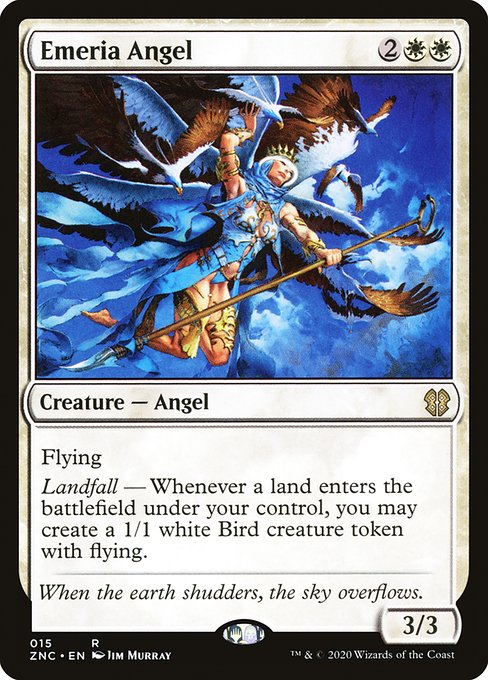 Emeria Angel - Zendikar Rising Commander Rare Card