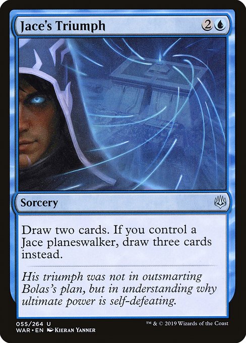 Jace's Triumph - War of the Spark Uncommon Card