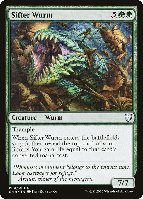Sifter Wurm - Commander Legends Uncommon Card