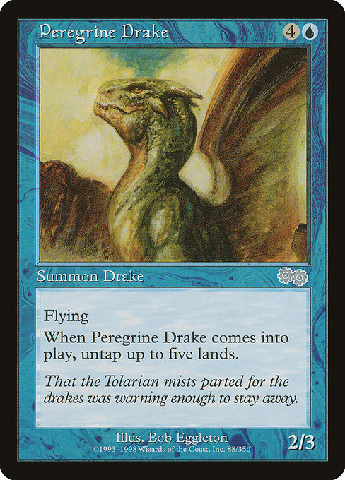 Peregrine Drake - Urza's Saga Uncommon Card