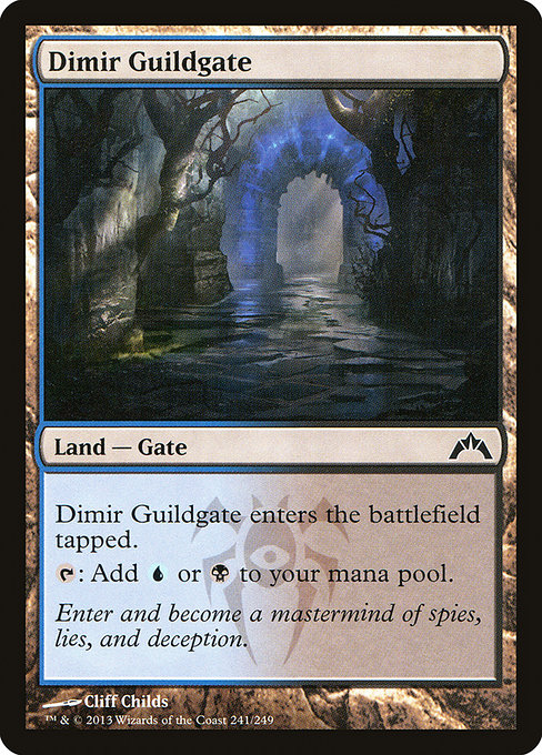 Dimir Guildgate - Gatecrash Common Card