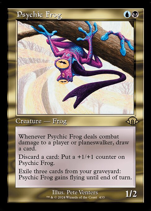 Psychic Frog - Modern Horizons 3 Rare Card