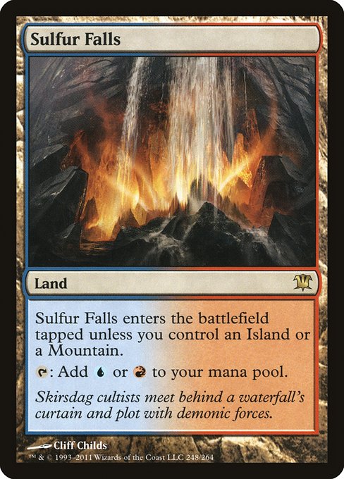 Sulfur Falls - Innistrad Rare Card