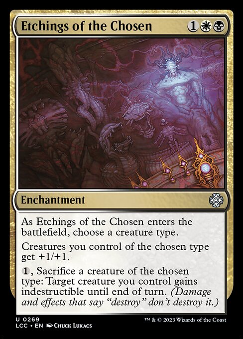 Etchings of the Chosen - The Lost Caverns of Ixalan Commander Uncommon Card