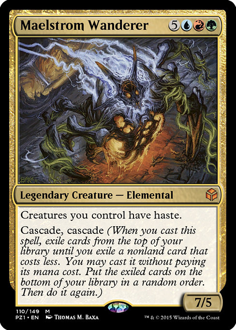 Maelstrom Wanderer - Legendary Cube Prize Pack Mythic Card