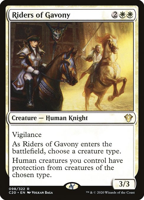 Riders of Gavony - Commander 2020 Rare Card