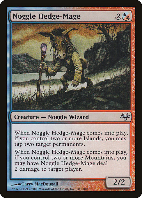 Noggle Hedge-Mage - Eventide Uncommon Card