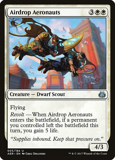 Airdrop Aeronauts - Aether Revolt Uncommon Card
