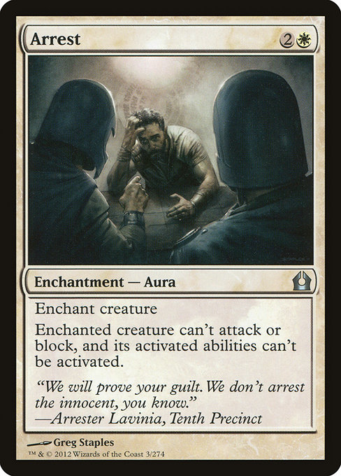 Arrest - Return to Ravnica Uncommon Card