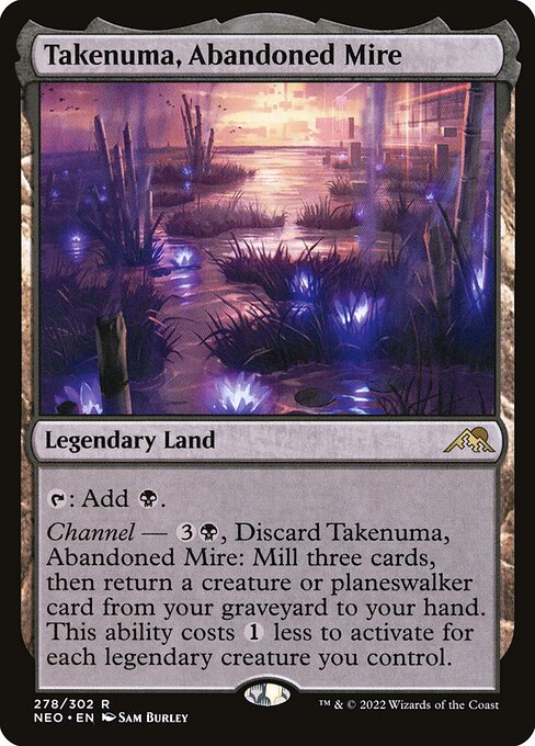 Takenuma, Abandoned Mire - Kamigawa: Neon Dynasty Rare Card