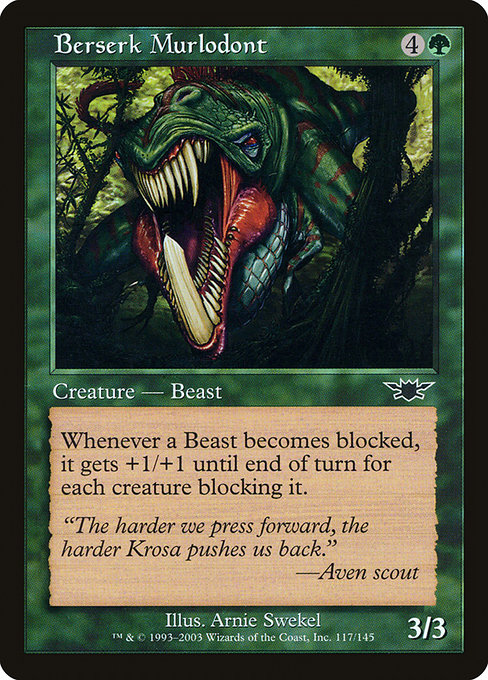Berserk Murlodont - Legions Common Card