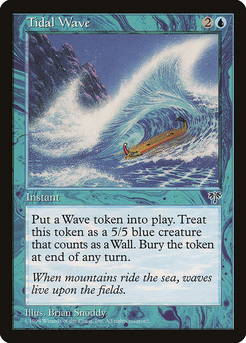 Tidal Wave - Mirage Uncommon Card