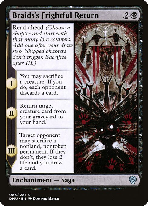 Braids's Frightful Return - Dominaria United Uncommon Card