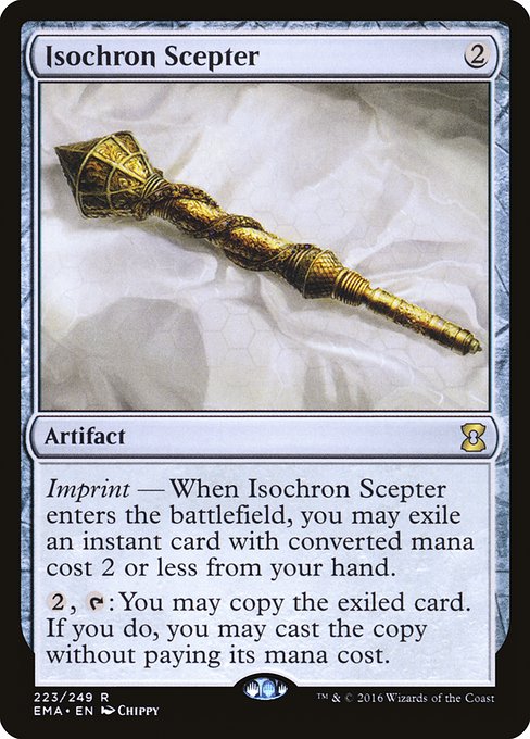 Isochron Scepter - Eternal Masters Rare Card