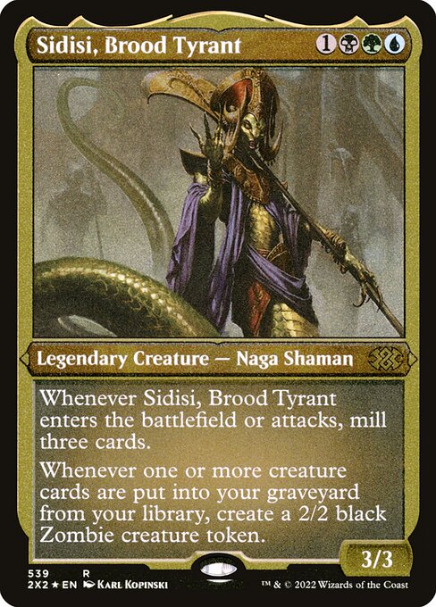 Sidisi, Brood Tyrant - Double Masters 2022 Rare Card