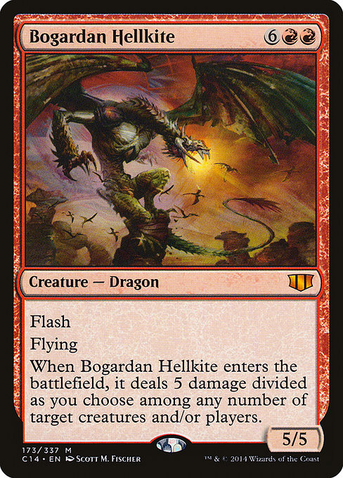 Bogardan Hellkite - Commander 2014 Mythic Card