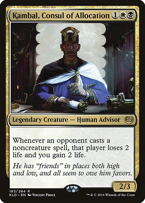 Kambal, Consul of Allocation - Kaladesh Rare Card