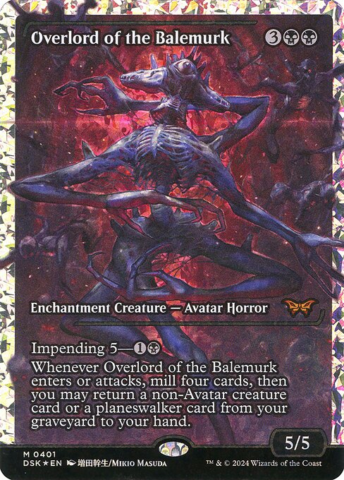 Overlord of the Balemurk - Duskmourn: House of Horror Mythic Card