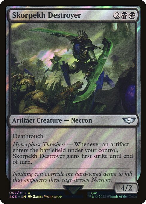 Skorpekh Destroyer - Warhammer 40,000 Commander Uncommon Card