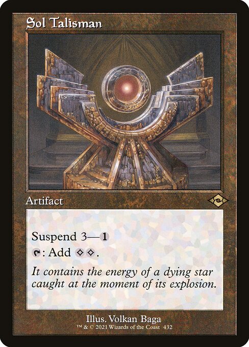 Sol Talisman - Modern Horizons 2 Rare Card