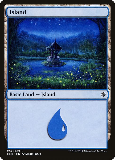 Island - Throne of Eldraine Common Card