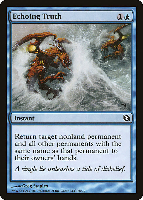 Echoing Truth - Duel Decks: Elspeth vs. Tezzeret Common Card