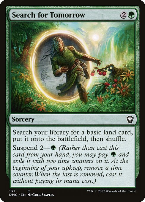 Search for Tomorrow - Dominaria United Commander Common Card