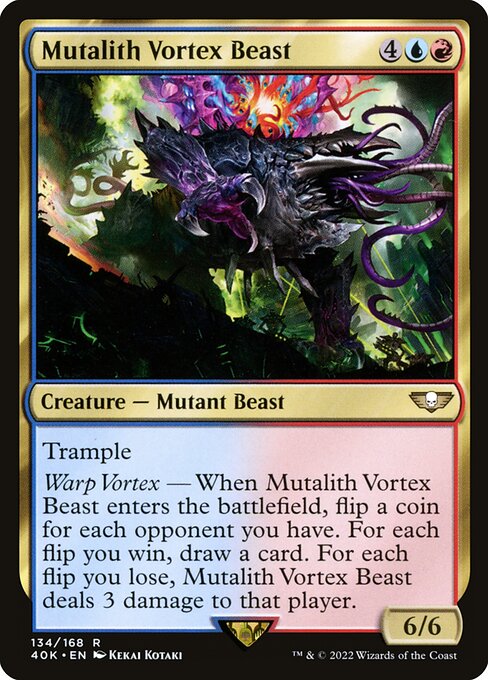 Mutalith Vortex Beast - Warhammer 40,000 Commander Rare Card