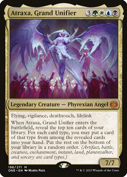 Atraxa, Grand Unifier - Phyrexia: All Will Be One Mythic Card