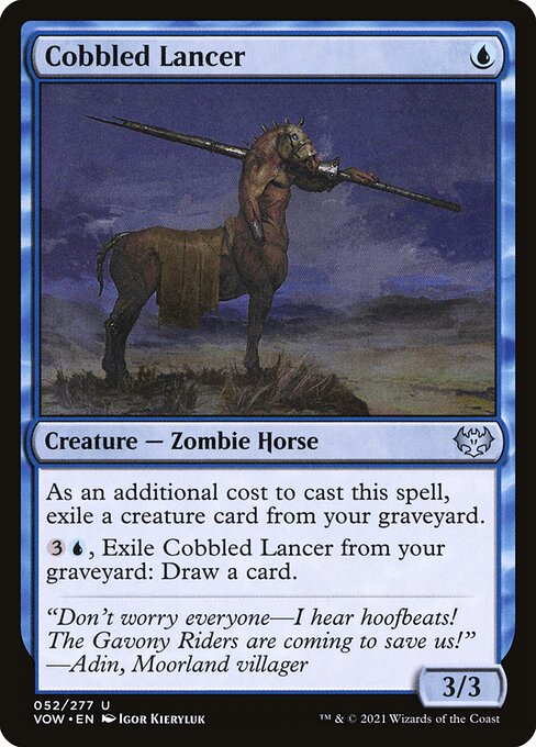 Cobbled Lancer - Innistrad: Crimson Vow Uncommon Card
