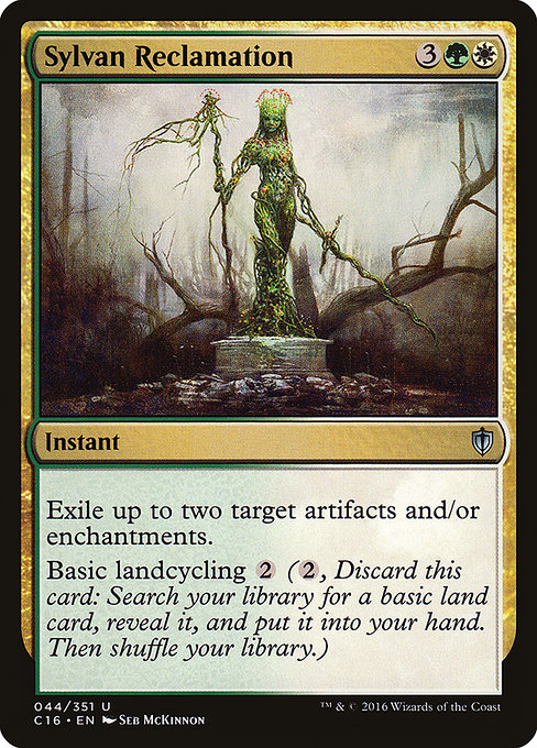 Sylvan Reclamation - Commander 2016 Uncommon Card