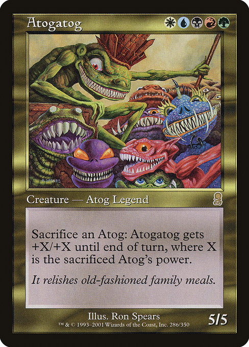Atogatog - Odyssey Rare Card
