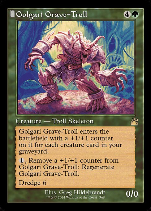 Golgari Grave-Troll - Ravnica Remastered Rare Card