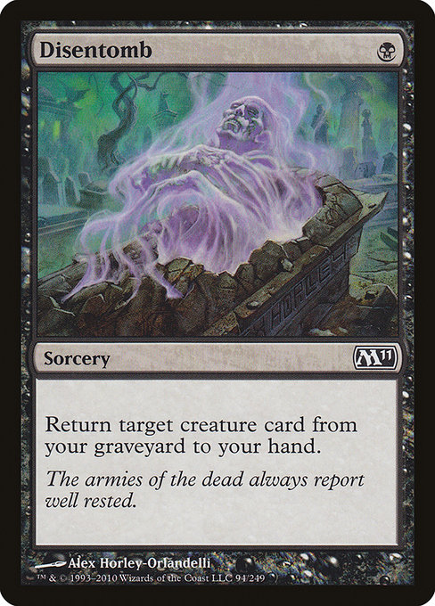 Disentomb - Magic 2011 Common Card