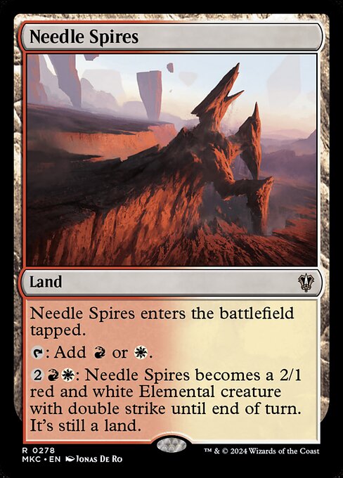 Needle Spires - Murders at Karlov Manor Commander Rare Card