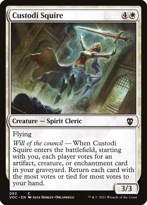 Custodi Squire - Crimson Vow Commander Common Card