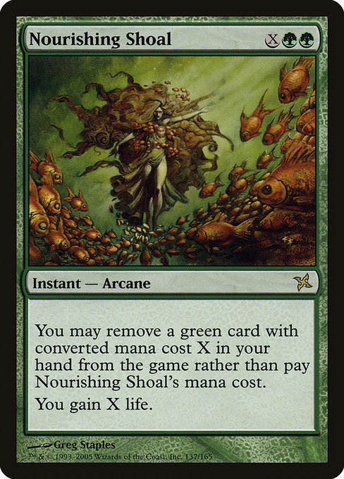 Nourishing Shoal - Betrayers of Kamigawa Rare Card