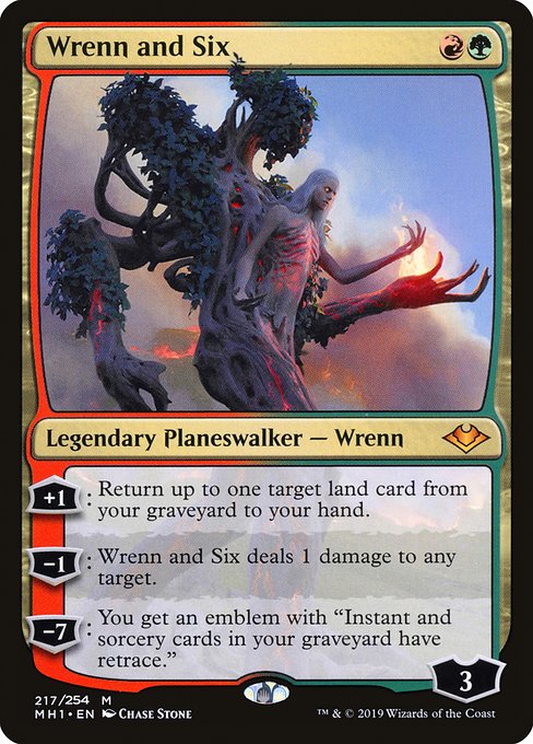 Wrenn and Six - Modern Horizons Mythic Card