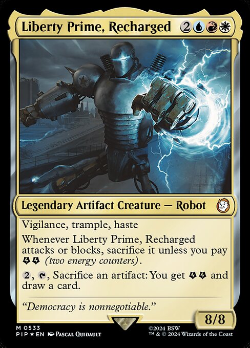 Liberty Prime, Recharged - Fallout Mythic Card