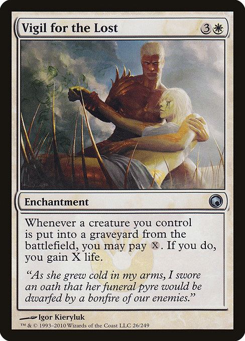 Vigil for the Lost - Scars of Mirrodin Uncommon Card
